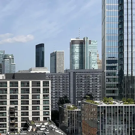 Z Widokiem Na Centrum I Darmowym Parkingiem 华沙